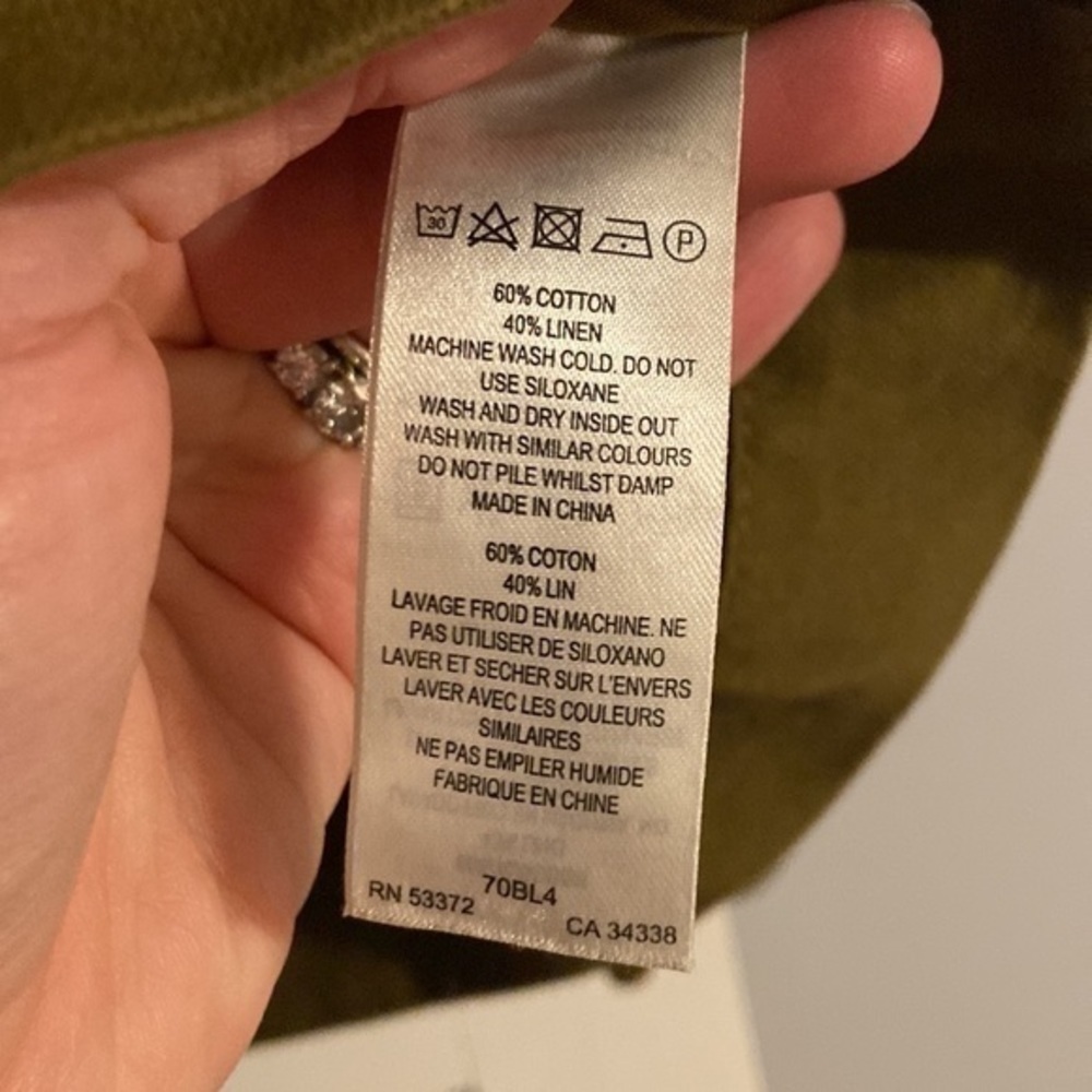 French Connection Linen Utility Jacket - Picture 3 of 5